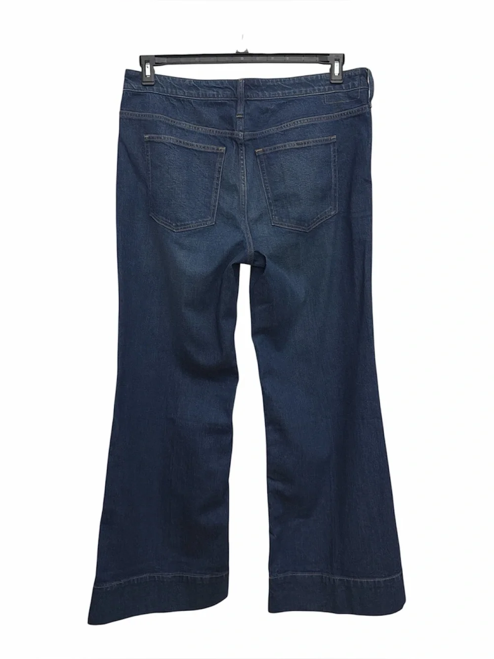 J Crew Low Rise Denim Trouser Jean Size 32 Wide Leg 1996 Semi Stretch CC575